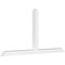 Ekena Millwork Portland Architectural Grade PVC Gable Bracket, 84"W x 42"H x 4"D x 4"F, 12/12 Pitch GBP084X42X0404POR00 - alternate 1